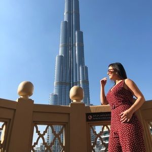 Super cute polka dot Romper